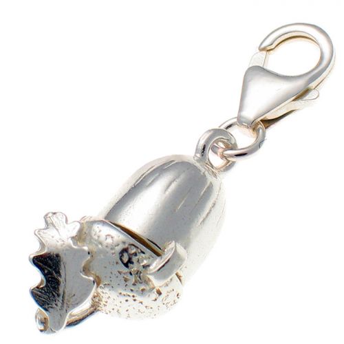 Acorn Sterling Silver Charm 