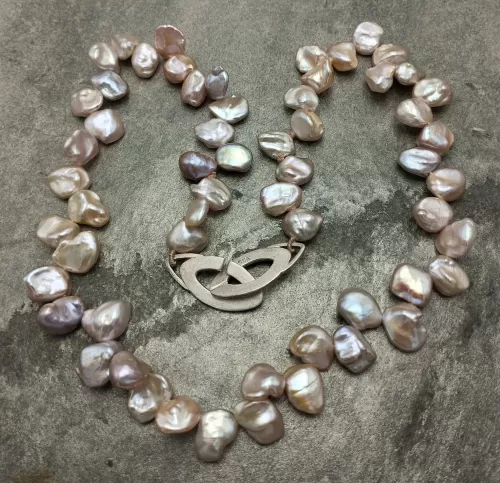 Pearl and Silver Necklace