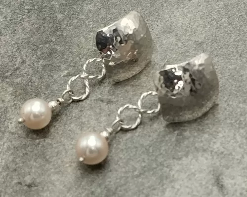 Night and Day Pearl Drop Earrings