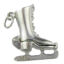 Sterling Silver Ice Skating Boot charm