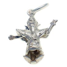 Wizard Sterling Silver Charm