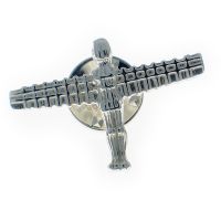 Angel of the North Sterling Silver Lapel Pin