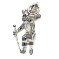 Cat Puss in Boots Silver Charm