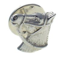 Horse Head Sterling 925 Silver Lapel Pin