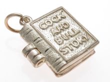 9ct Gold Cock and Bull Book Charm