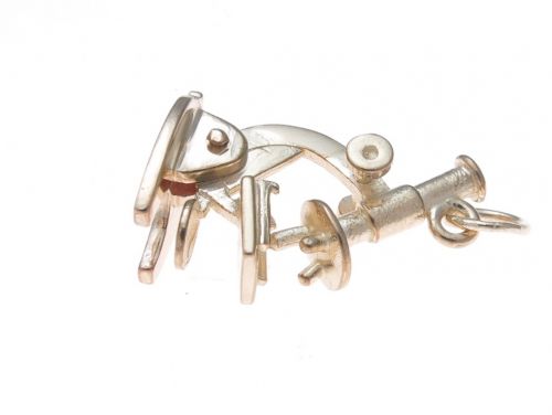 9ct Gold Microscope Charm