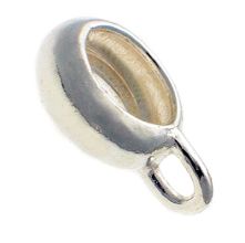 My-Bead Ciondoli Connettore Per Collane In Pelle - 3 Pezzi In Argento 925 (6mm) - Carrier Charms