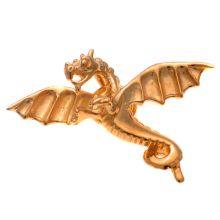 9ct Gold Dragon Charm Pendant