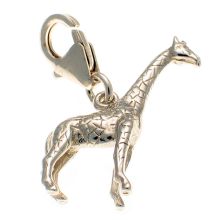 Giraffe Sterling Silver Charm