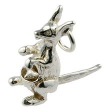 Kangaroo Silver Charm
