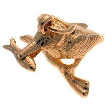 Kingfisher 9ct Gold Charm