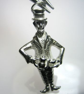 Mad Hatter Silver Charm