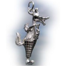Mr Wolf Sterling Silver Charm / Pendant