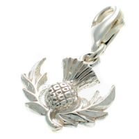 Thistle Sterling Silver Charm