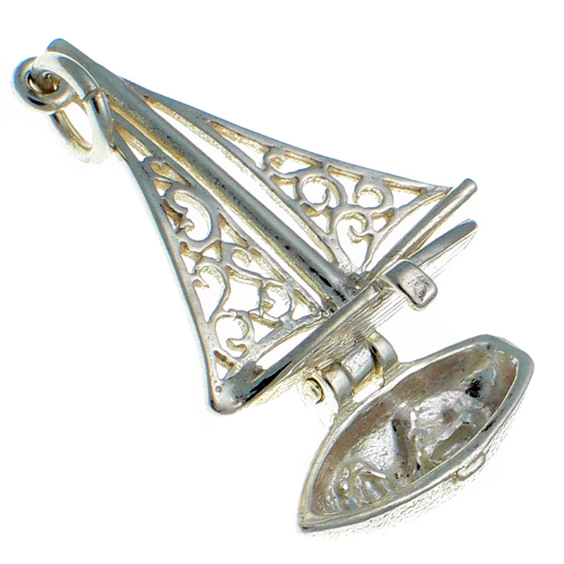 Yacht Silver Charm Sterling Charms 925 SilverJewellery